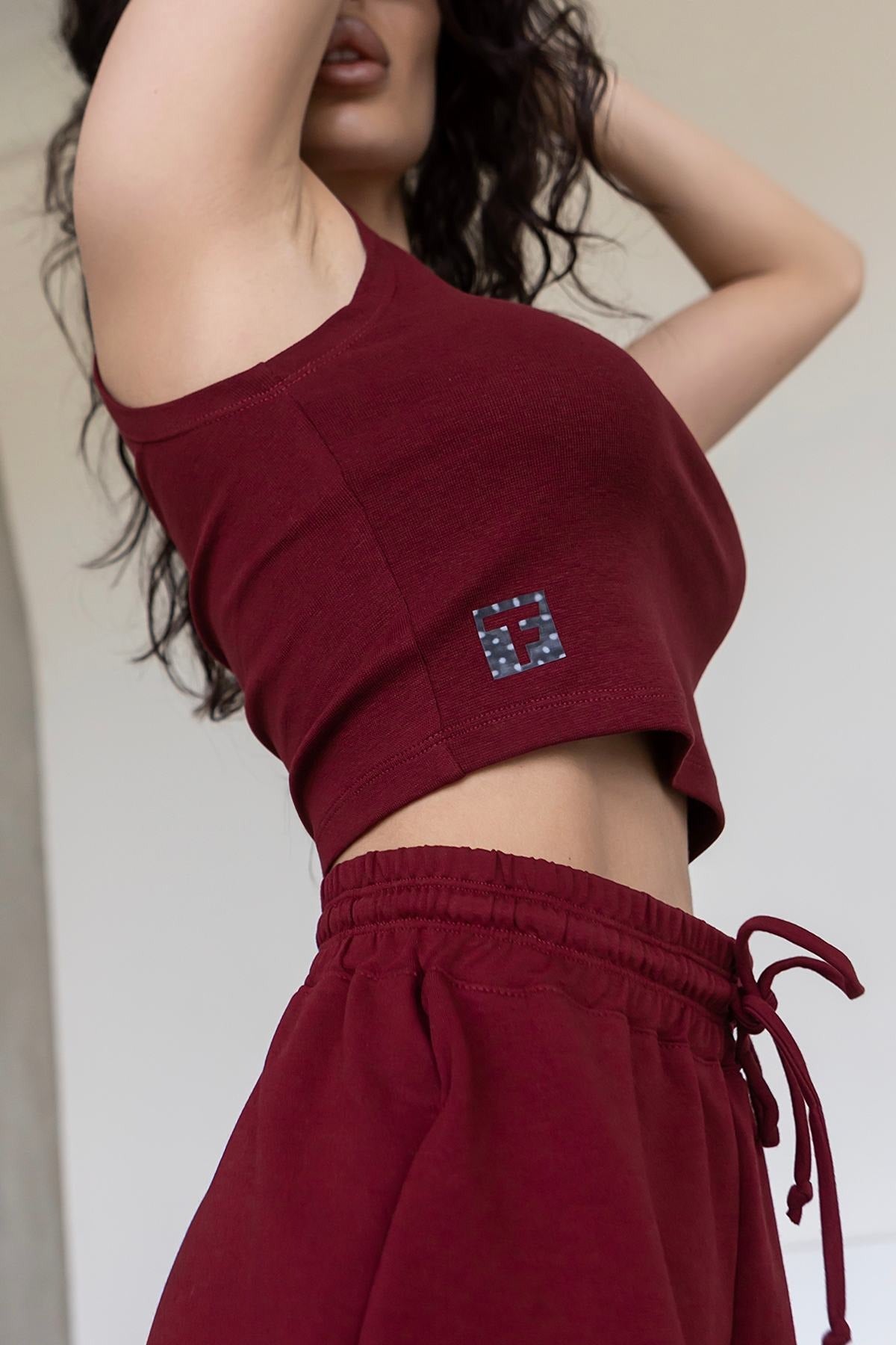 Майка-топ в рубчик N9-RB37