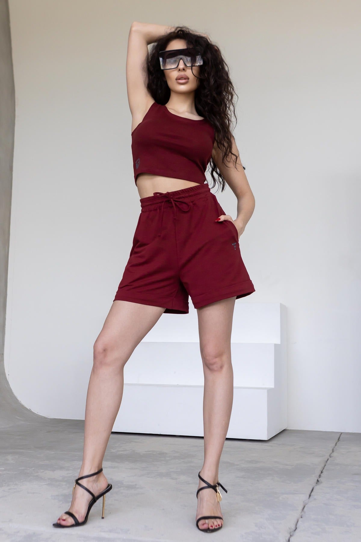 Майка-топ в рубчик N9-RB37