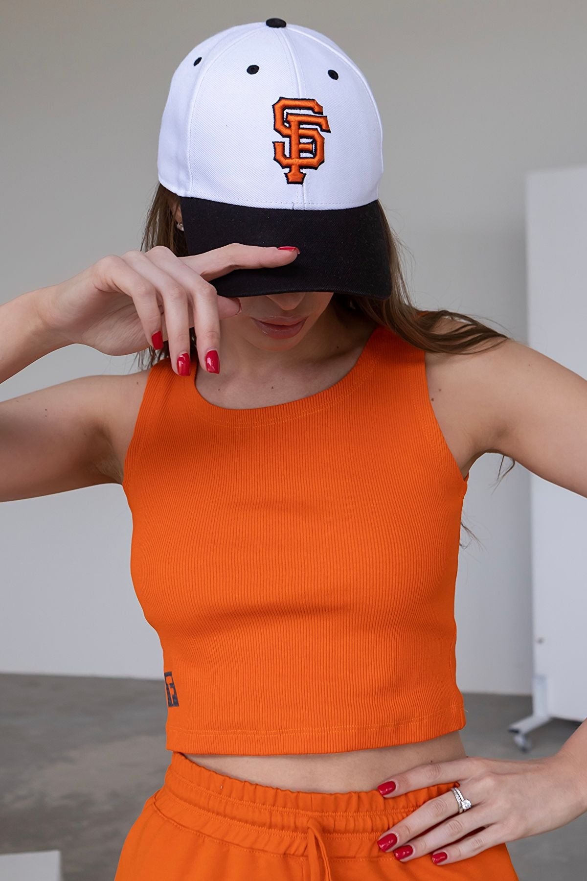 Майка-топ в рубчик N9-RB58