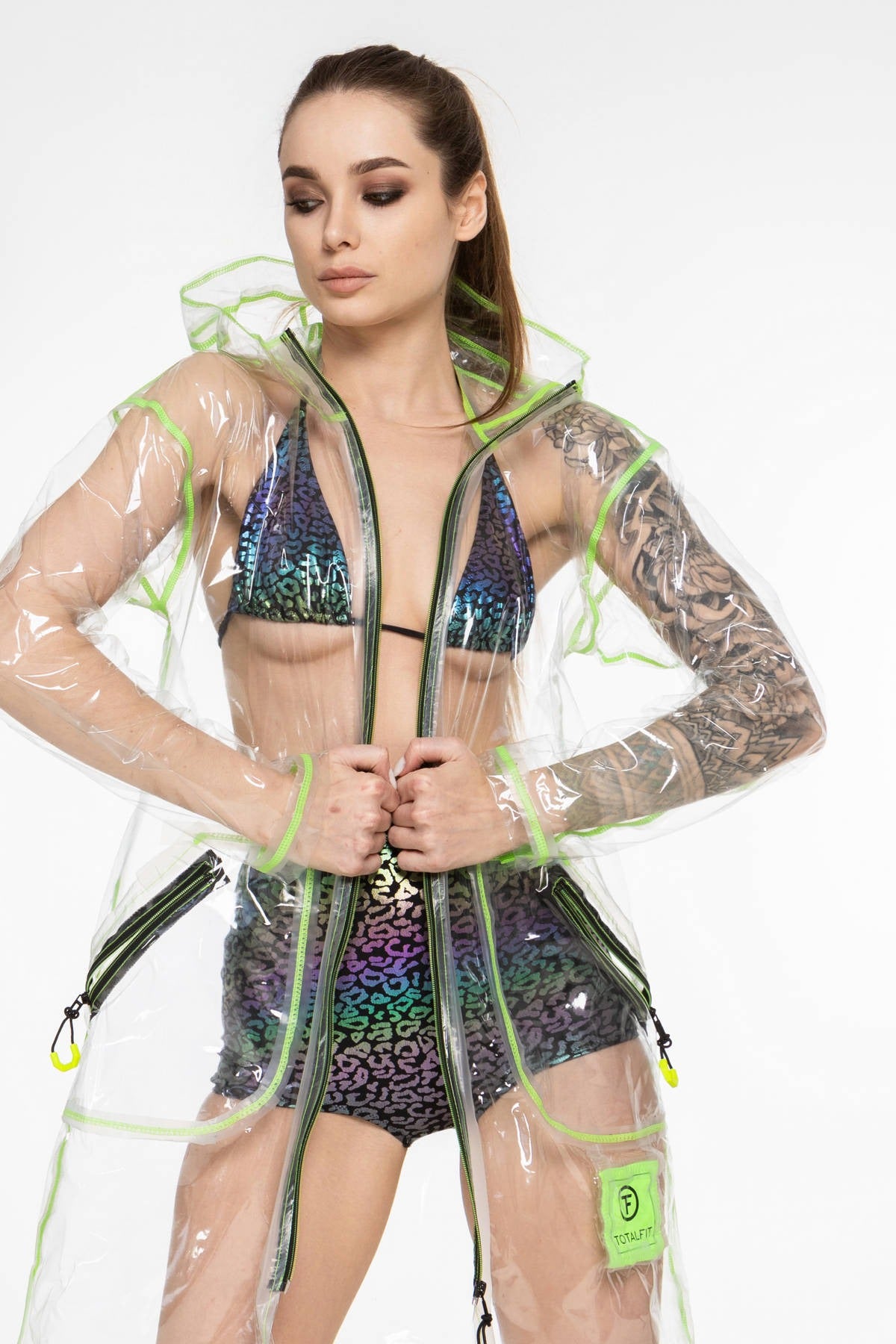 Высокие плавки слип с принтом P101-L10