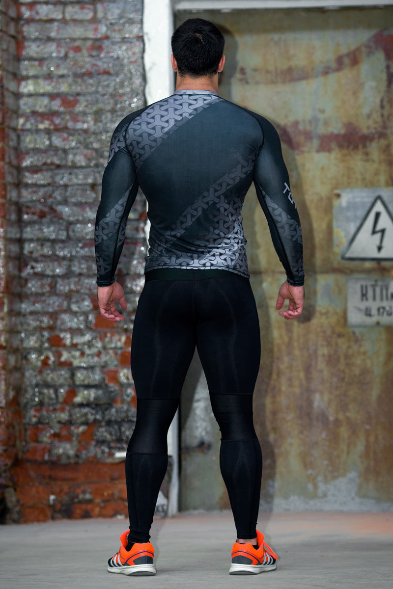Чоловічий спортивний рашгард з принтом RM311 (без футболок)