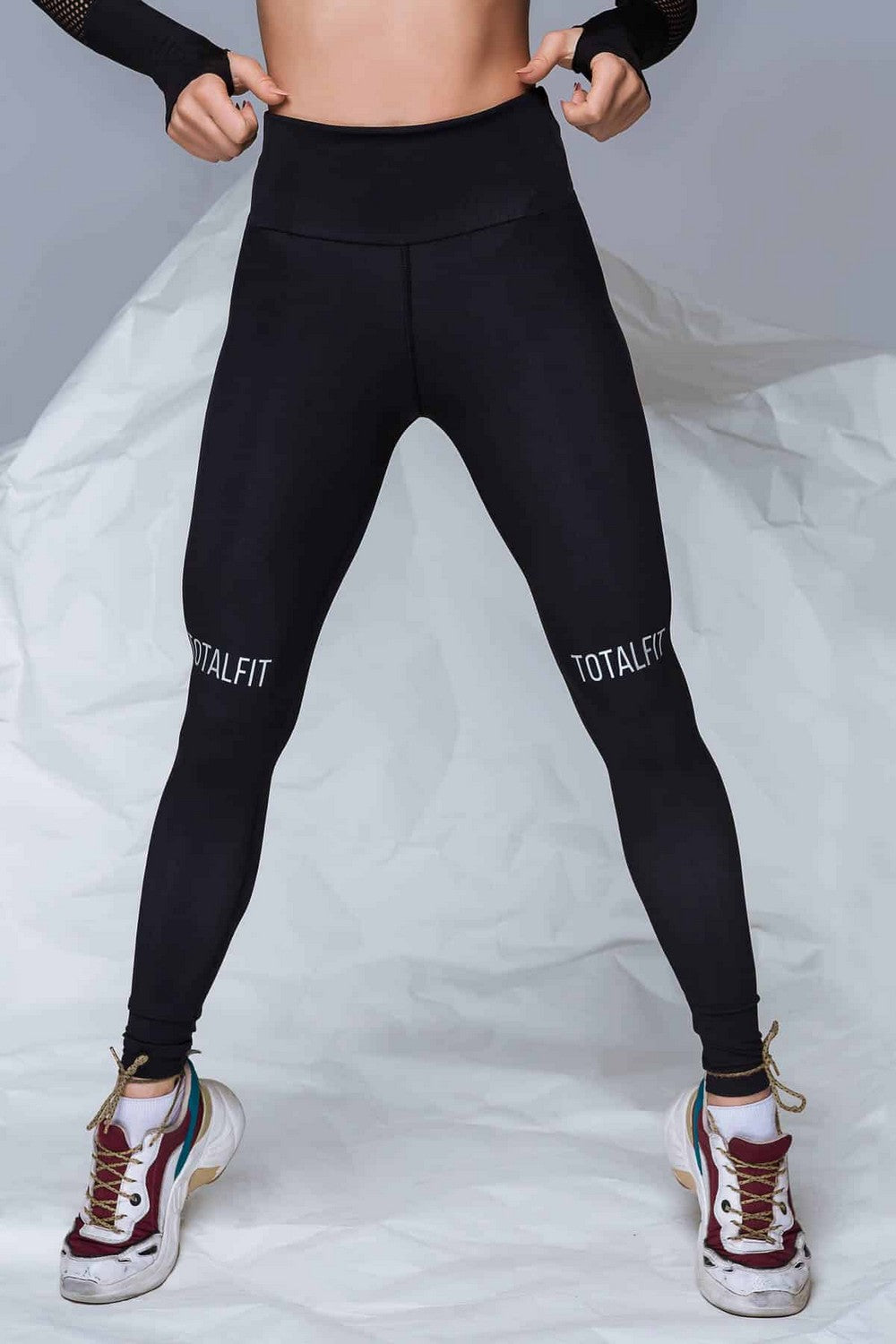 Спортивные леггинсы с высоким поясом TLG141-C10