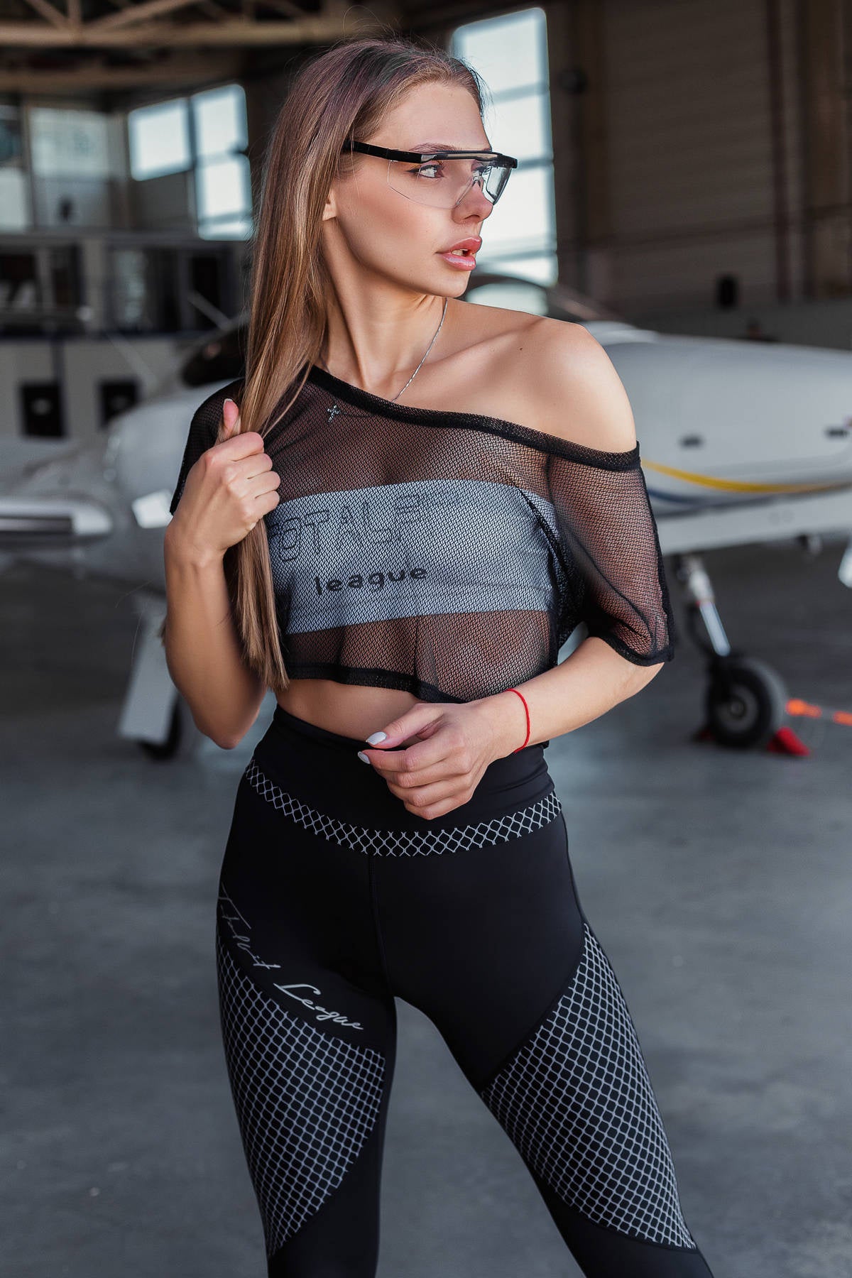 Кроп-топ их микросетки NS2-C10