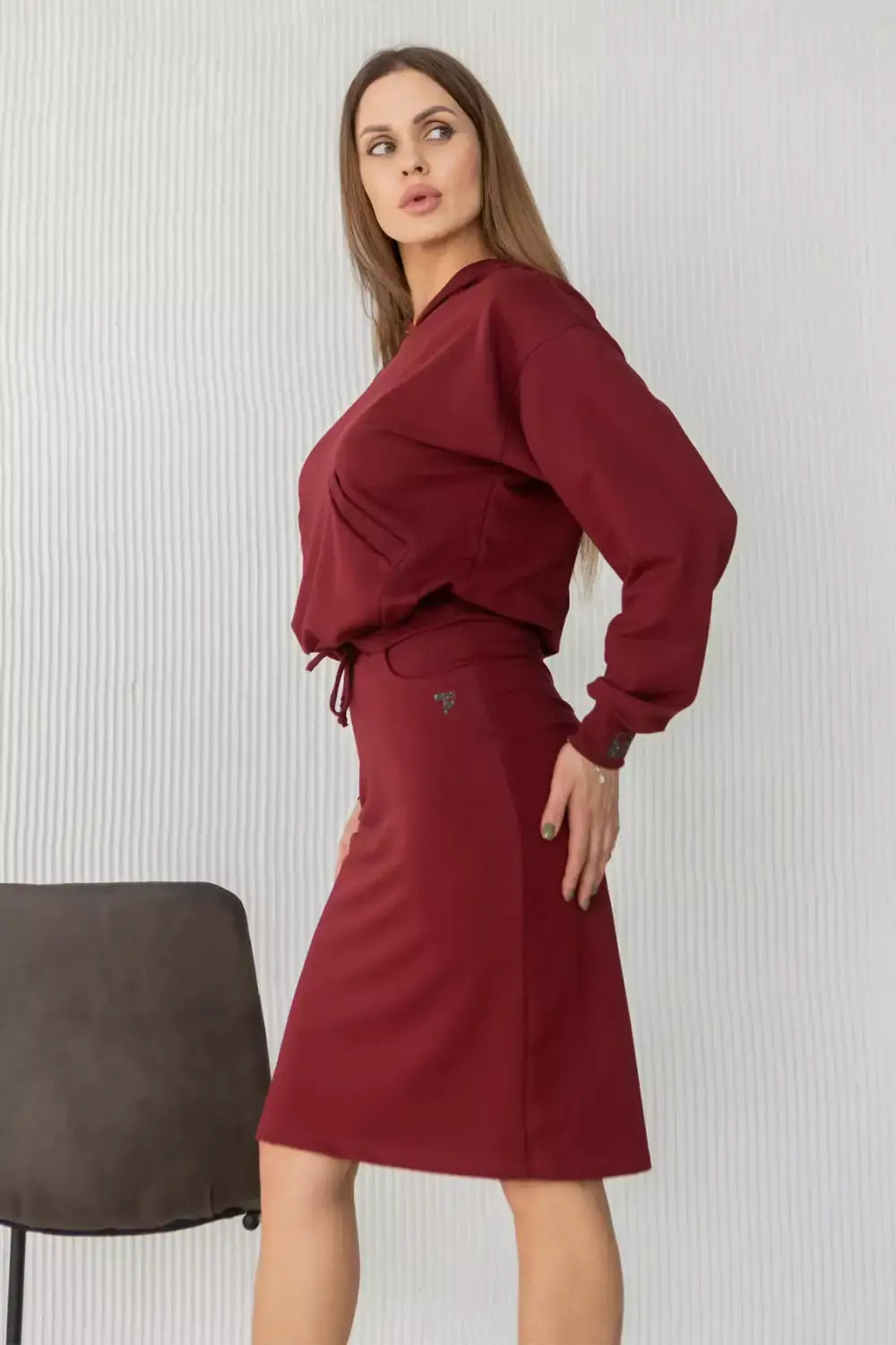 Хлопковая юбка на резинке U2-LD37