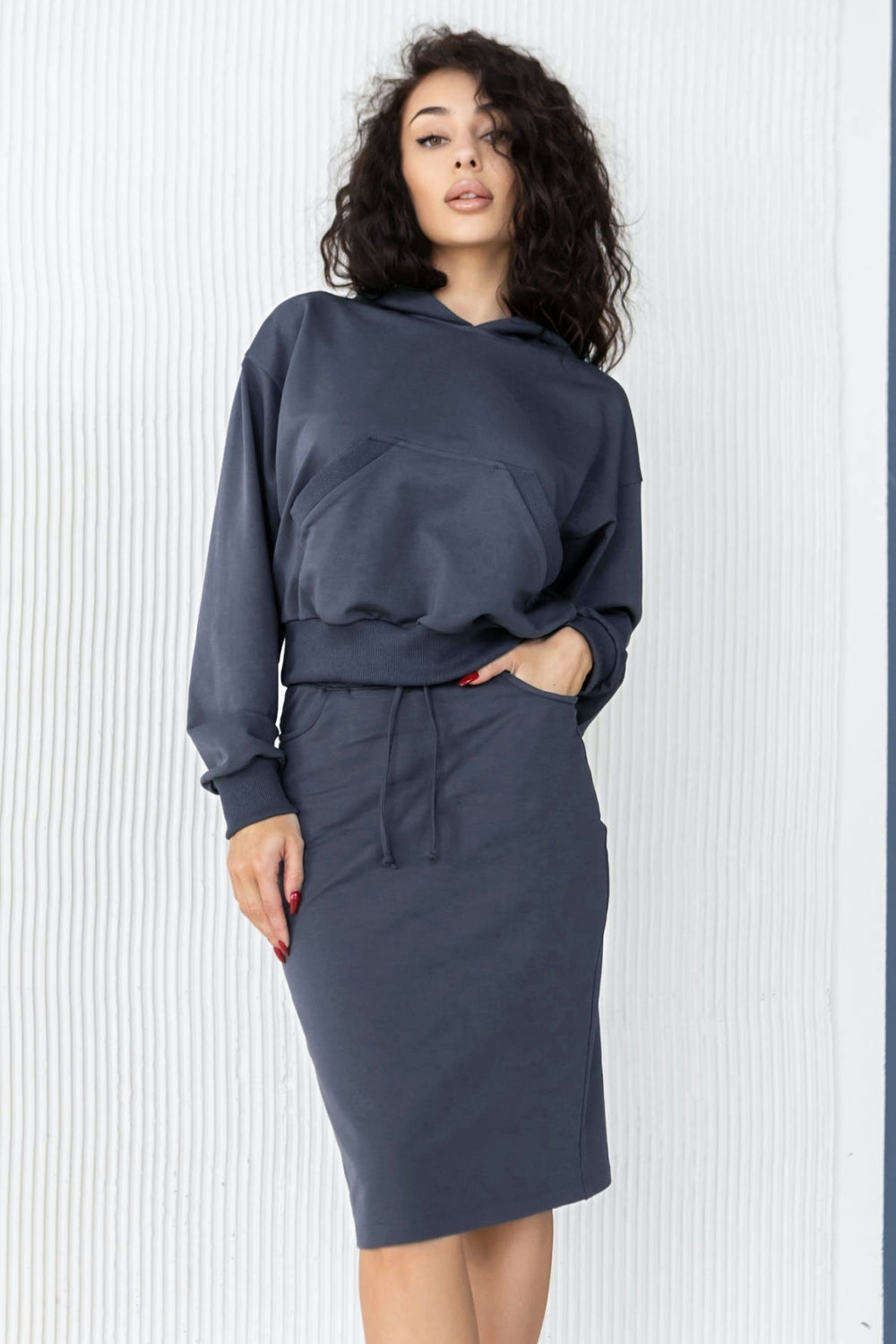 Хлопковая юбка на резинке U2-LD9