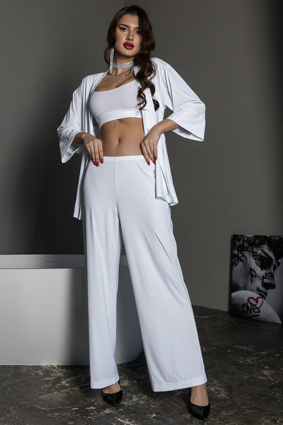 Домашний костюм в рубчик Hollywood XA3-ED1-Q11