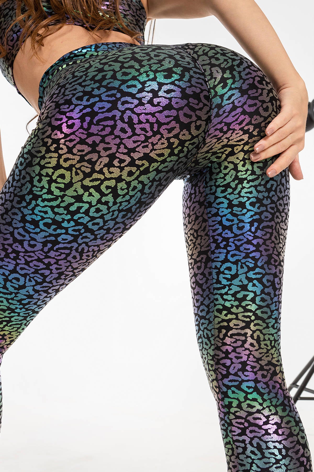 Стягуючі легінси з принтом Y2-L10