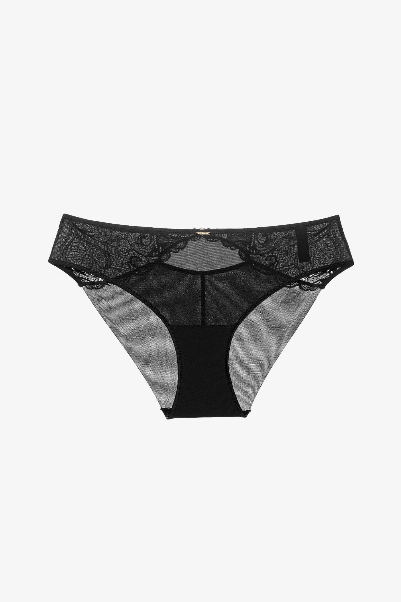 Трусики сліпи з мереживом Лас Вентас Т88 black