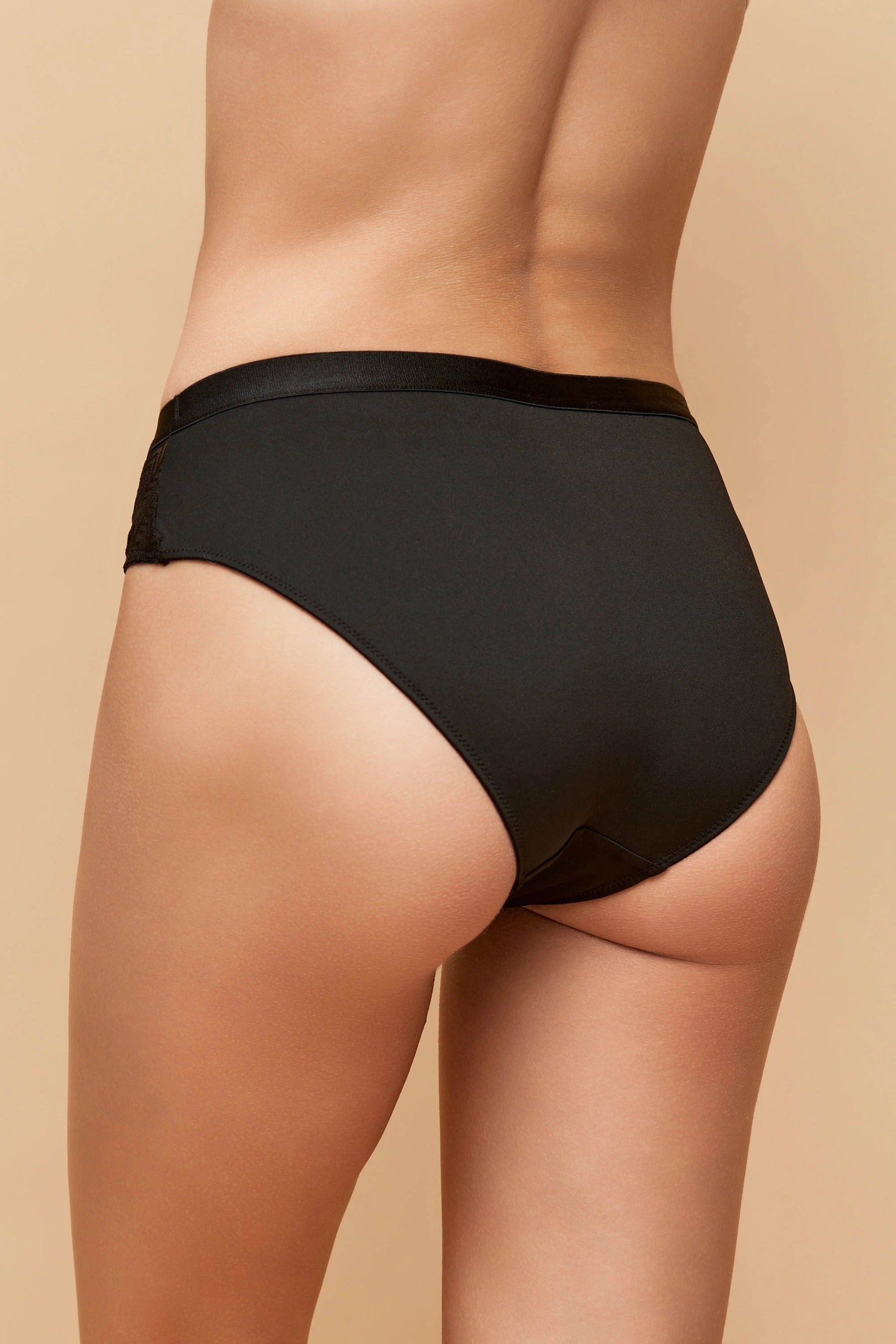 Трусики слип с кружевом 805-34 black