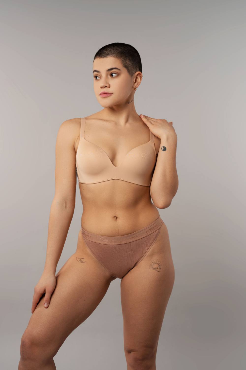 Набор трусиков танга SLZ24402005 nude/grey/mango (3 шт.)