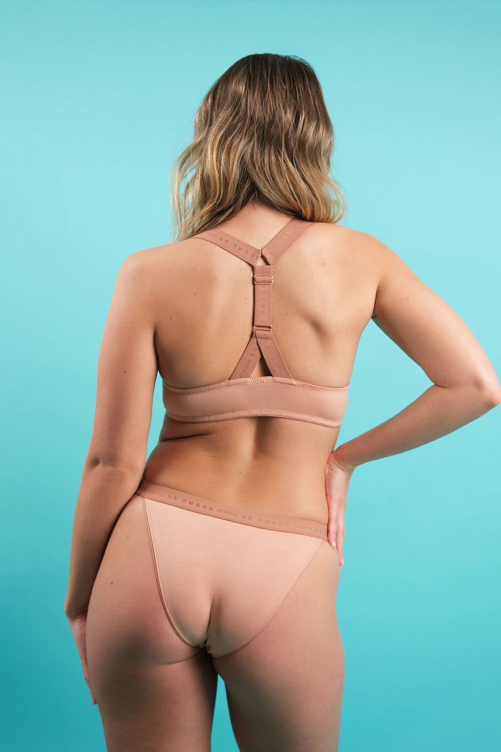 Хлопковые трусики танга SLZ24502005 caramel