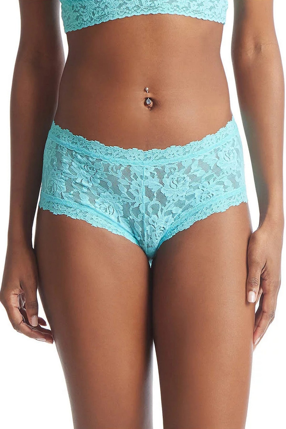 Кружевные шортики 4812P Signature Lace aquatic blue
