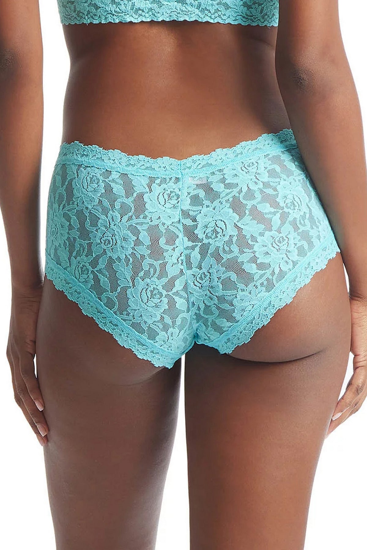 Кружевные шортики 4812P Signature Lace aquatic blue