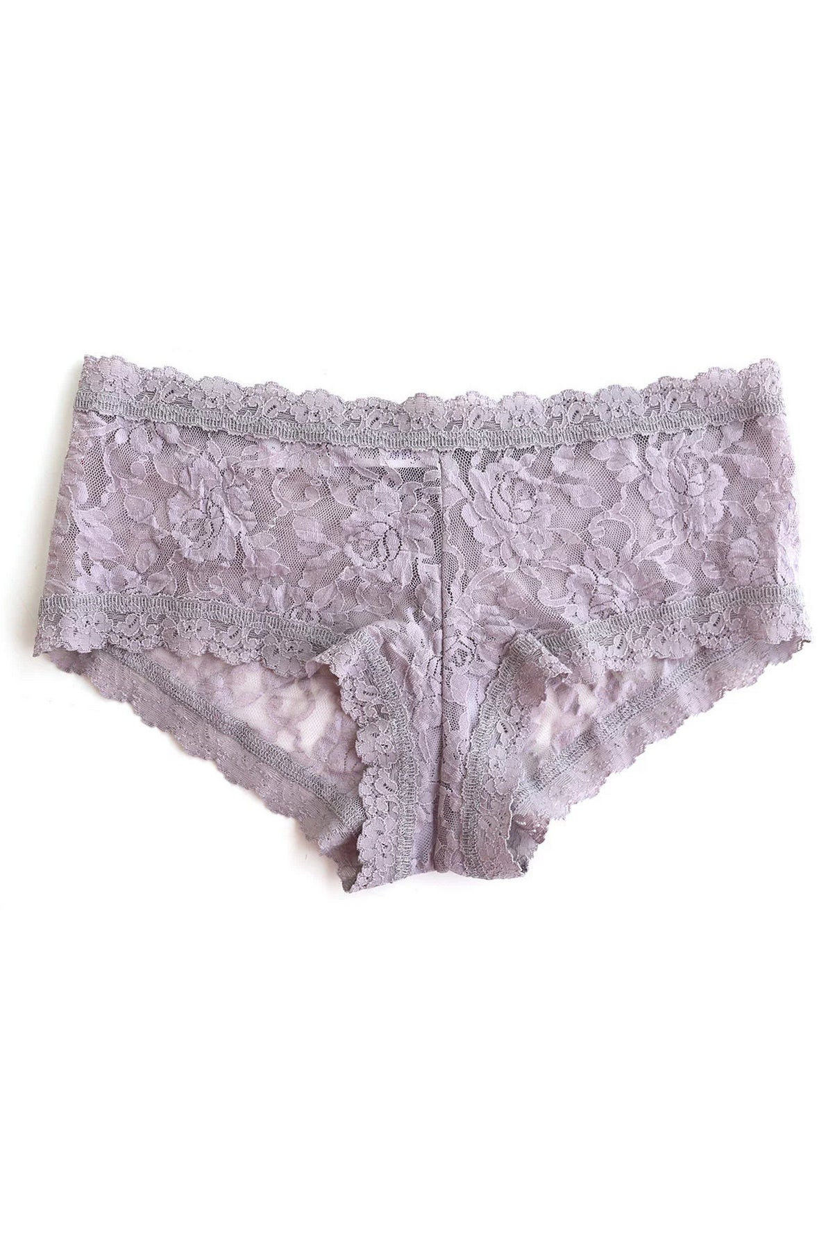 Кружевные шортики 4812P Signature lace steel