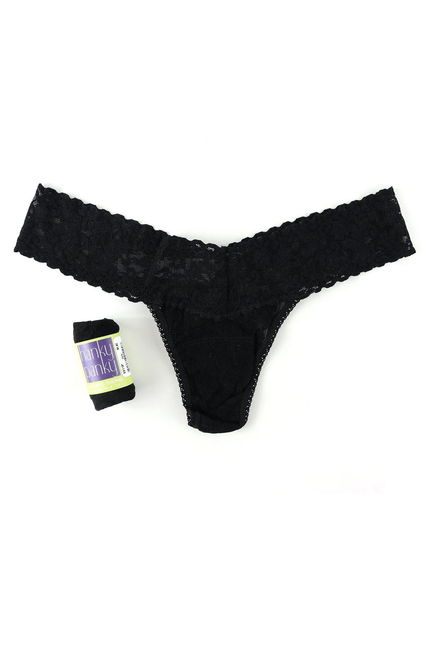 Трусики стринг 4911P Signature Lace celeste black