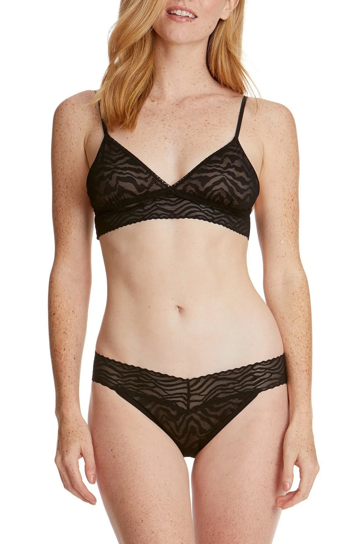 Трусики бикини 6R2371 Zebra Lace black