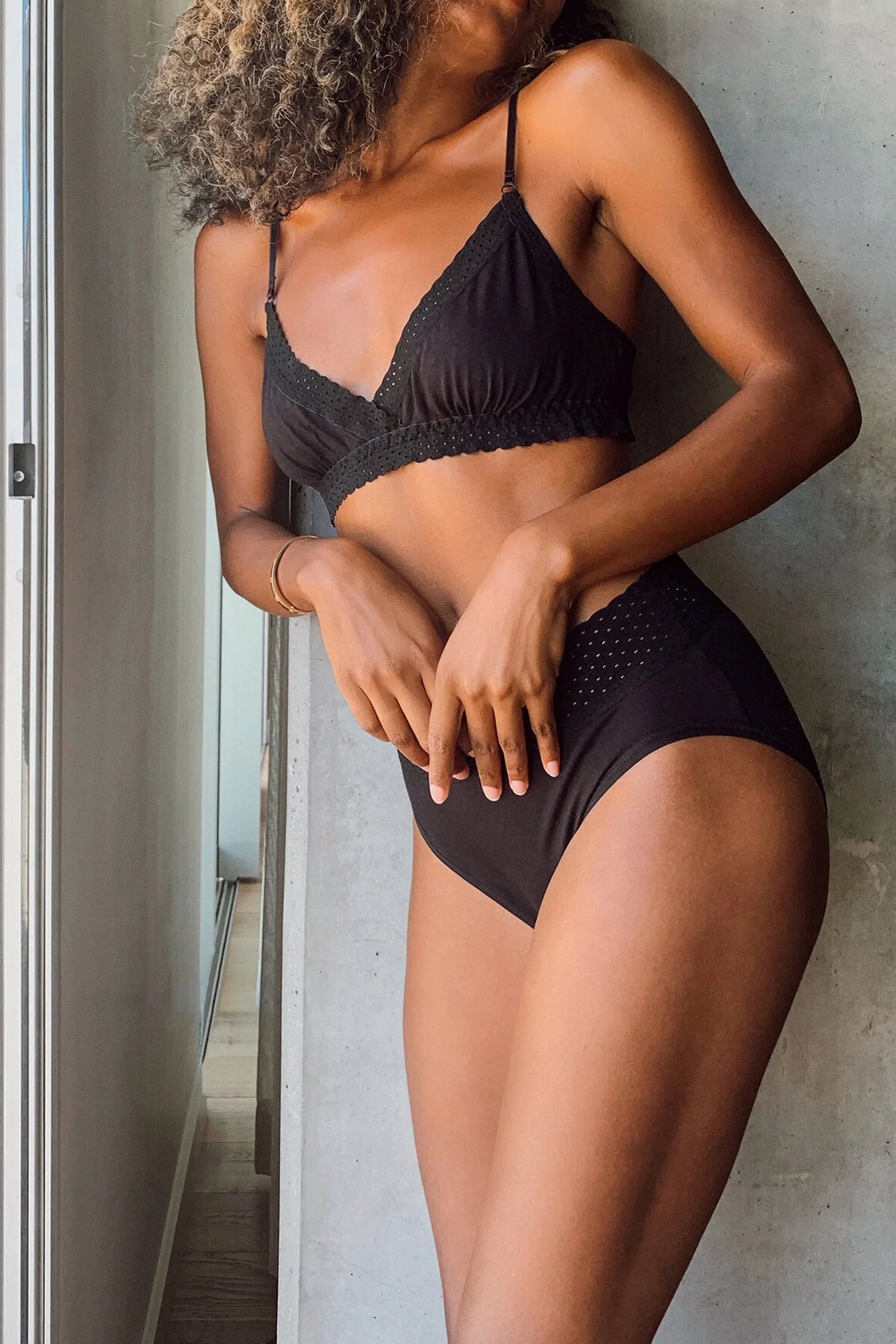 Хлопковые трусики слип 792131 Cotton with Conscience black