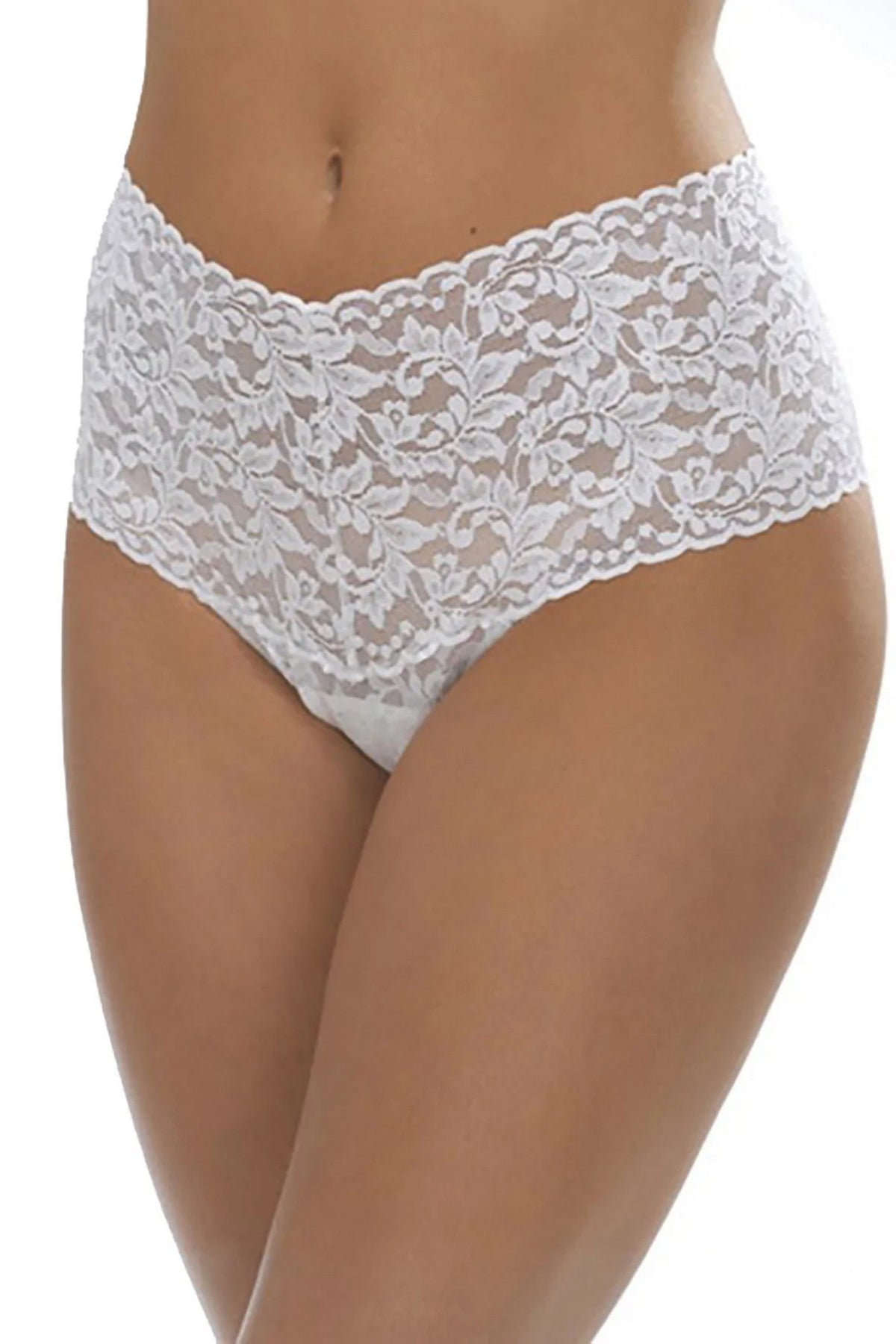 Высокие трусики стринг 9K1926P Retro Collections white