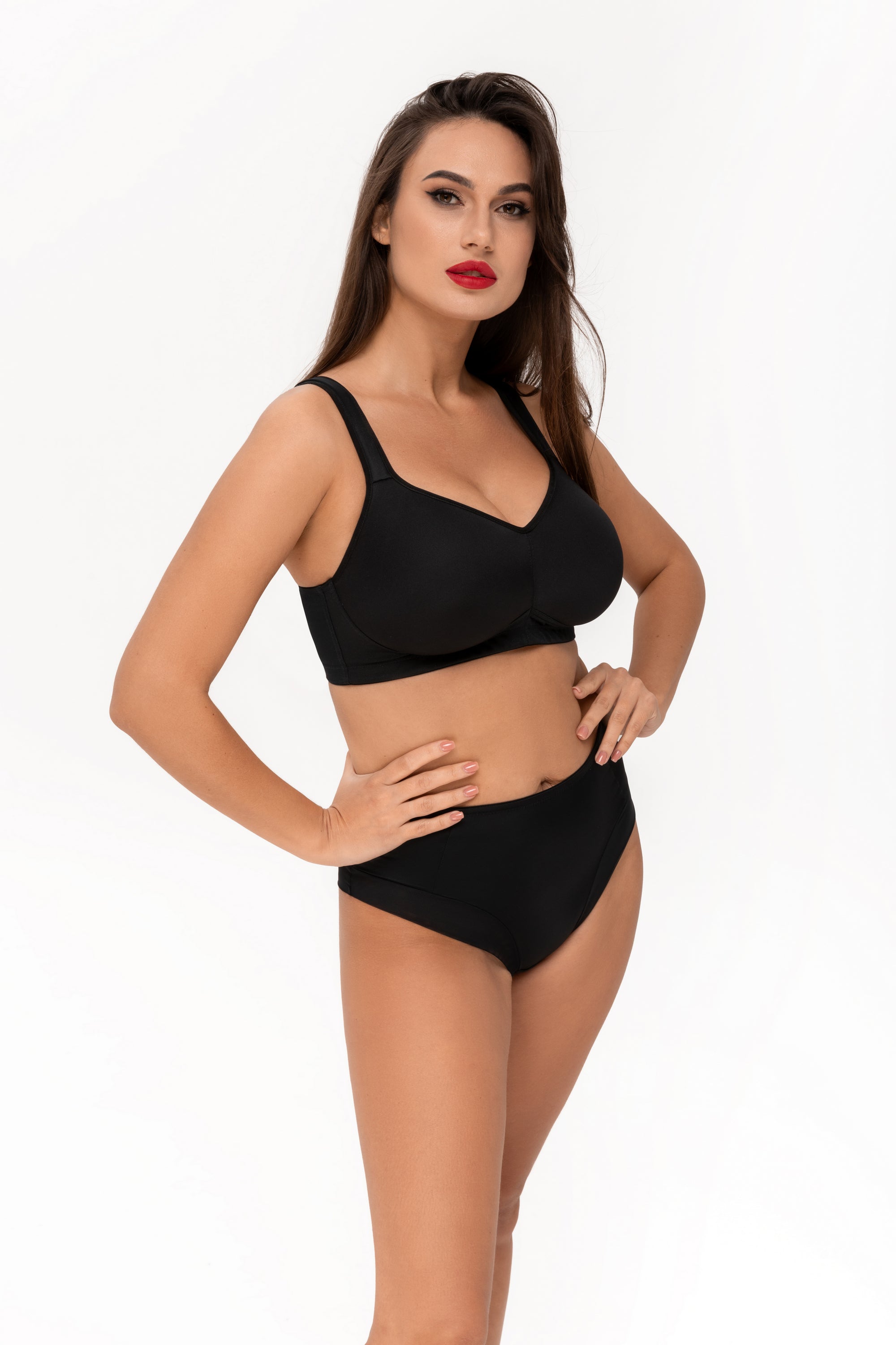 Моделюючі трусики бріфи 6193 black