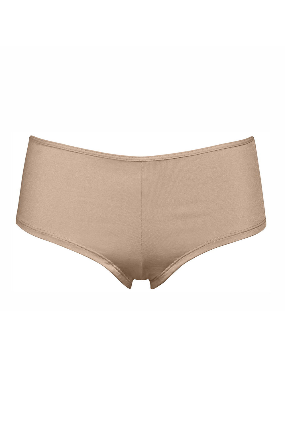 Закрытые шортики 17153 glossy camel