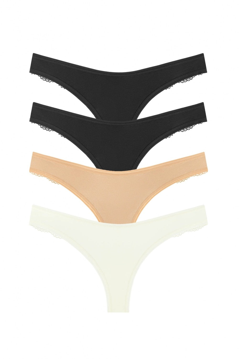 Набор трусиков стринг из хлопка 204-15 (4 шт.)