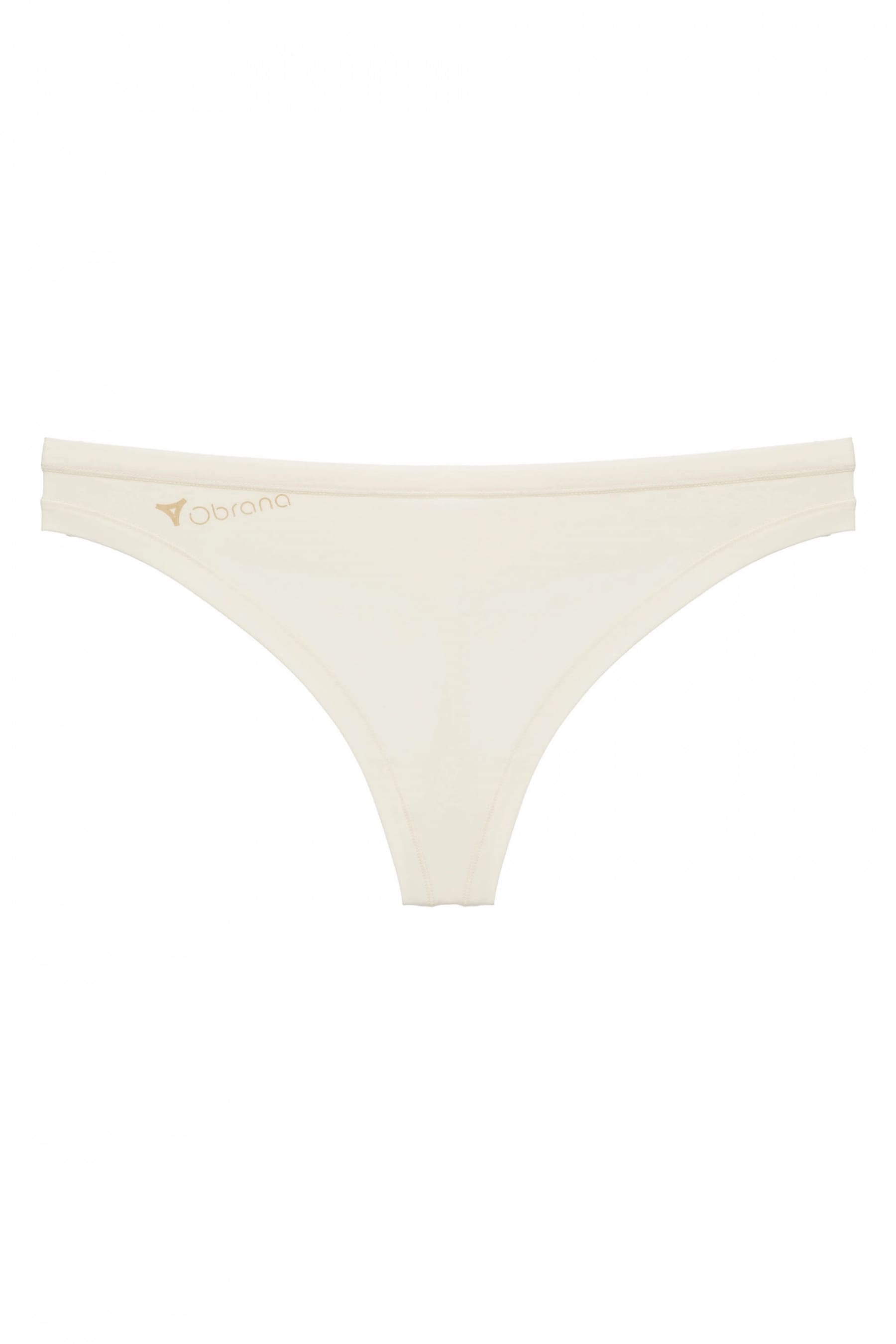 Хлопковые трусики стринг 200-12 cream