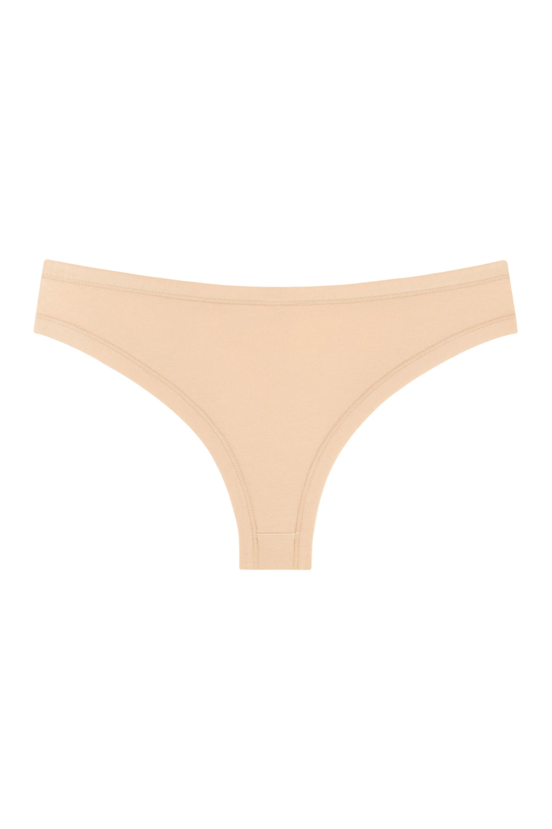 Хлопковые трусики бразилиана 200-20 beige