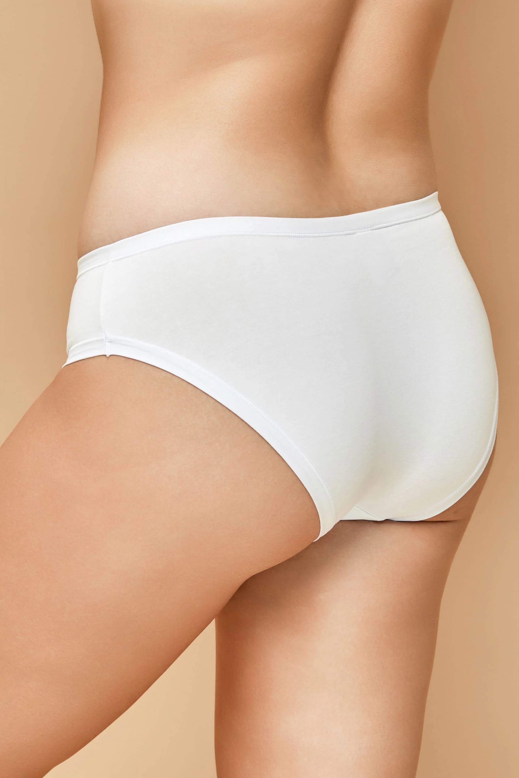 Хлопковые трусики слип 200-34 white