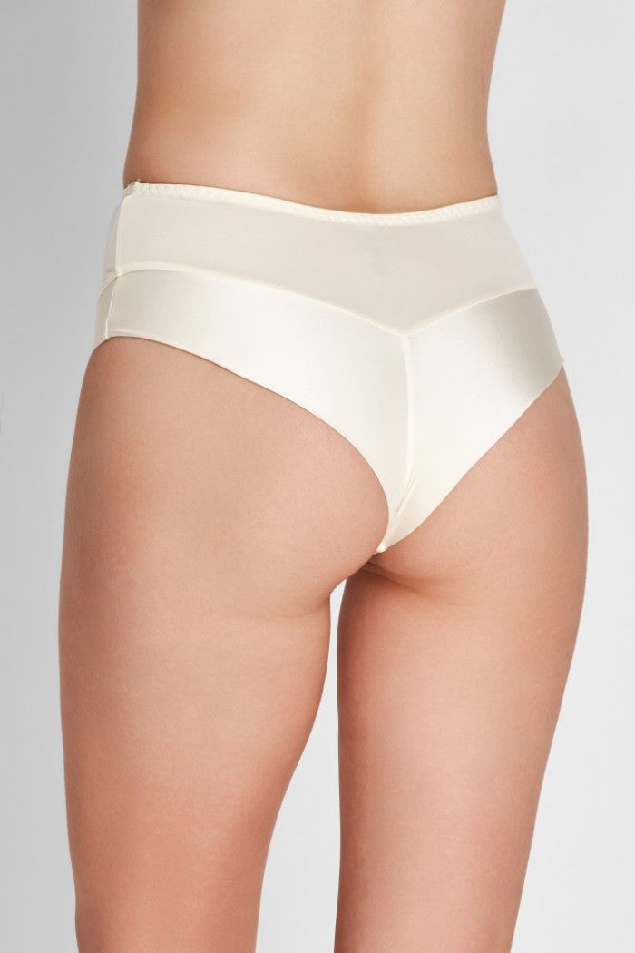 Трусики бразилиана из сатина 800-26 champagne