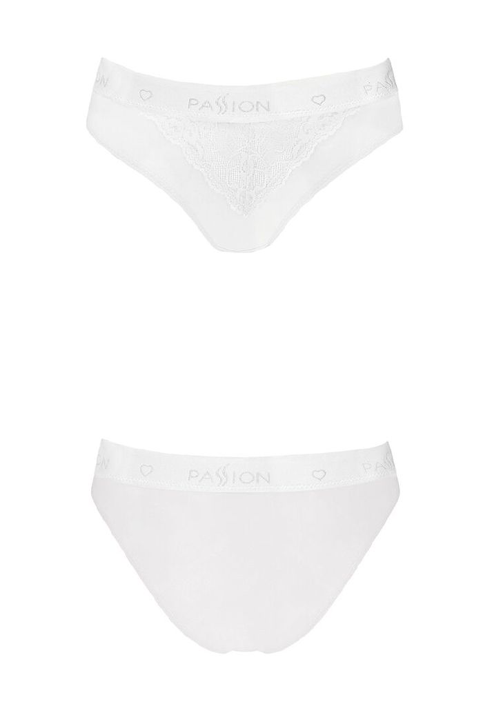 Трусики сліпи з мереживною вставкою PS001 white