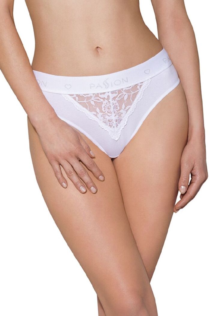 Трусики сліпи з мереживною вставкою PS001 white