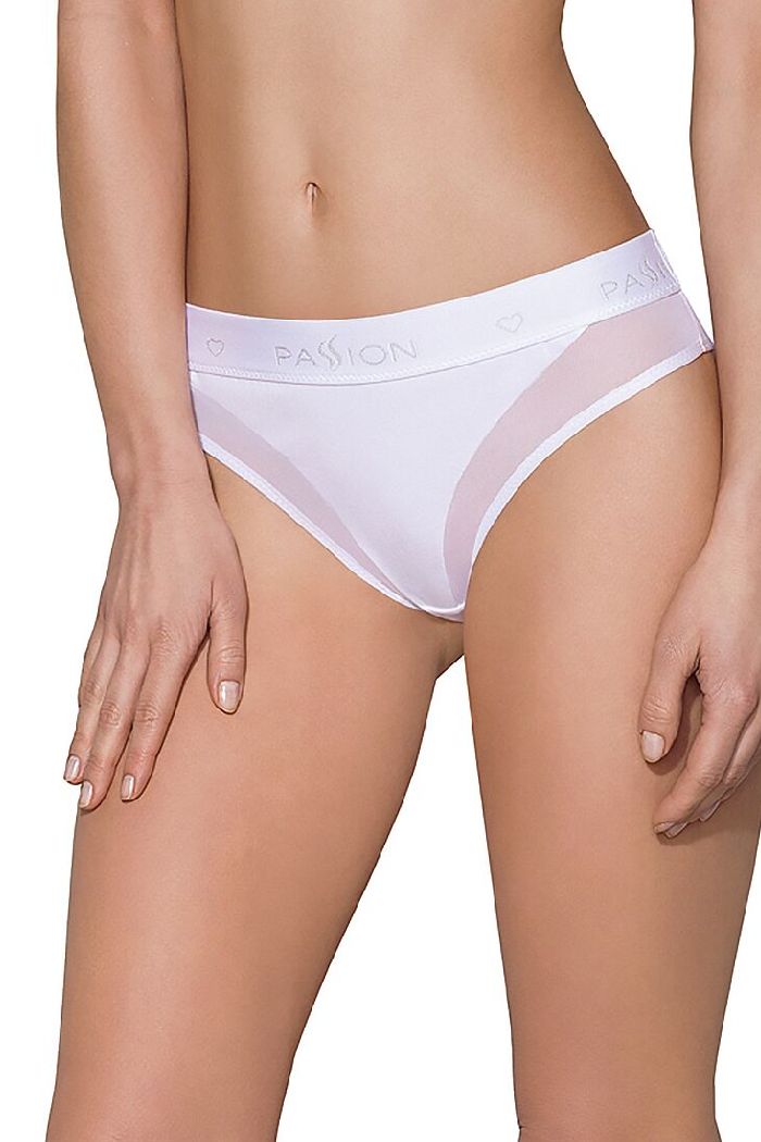 Трусики сліпи із прозорою вставкою PS002 white