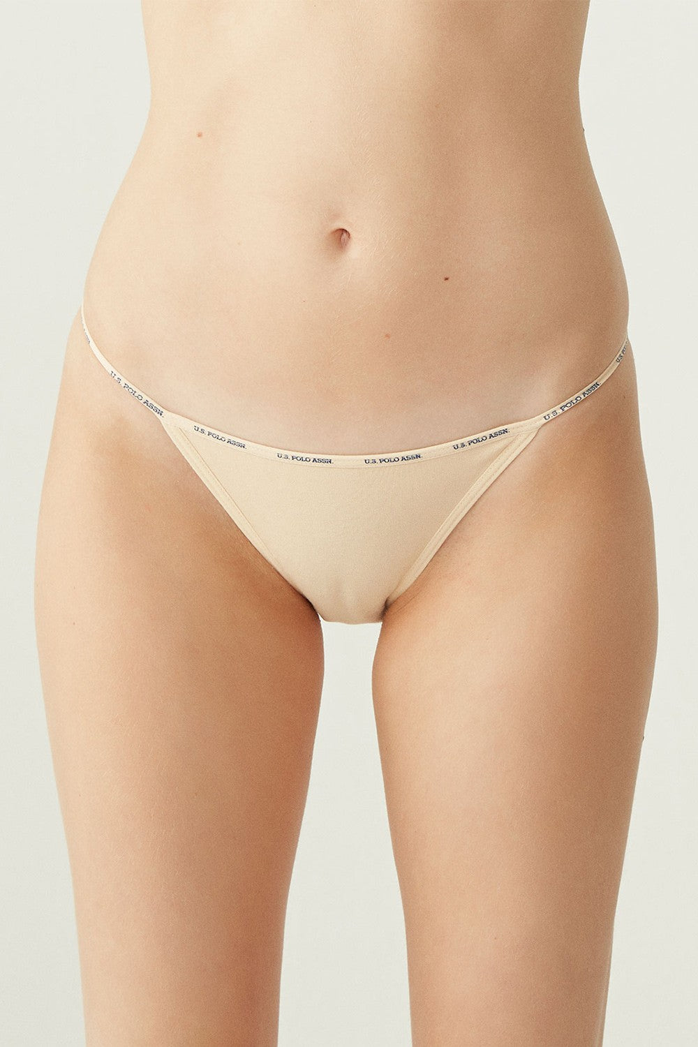 Трусики танга 67000 black/white/skin/white/skin (5 шт.)