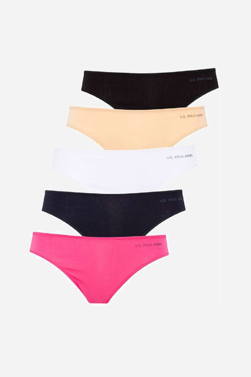 Трусики слип 67006 black/white/skin/navy/fuchsia (5 шт.)