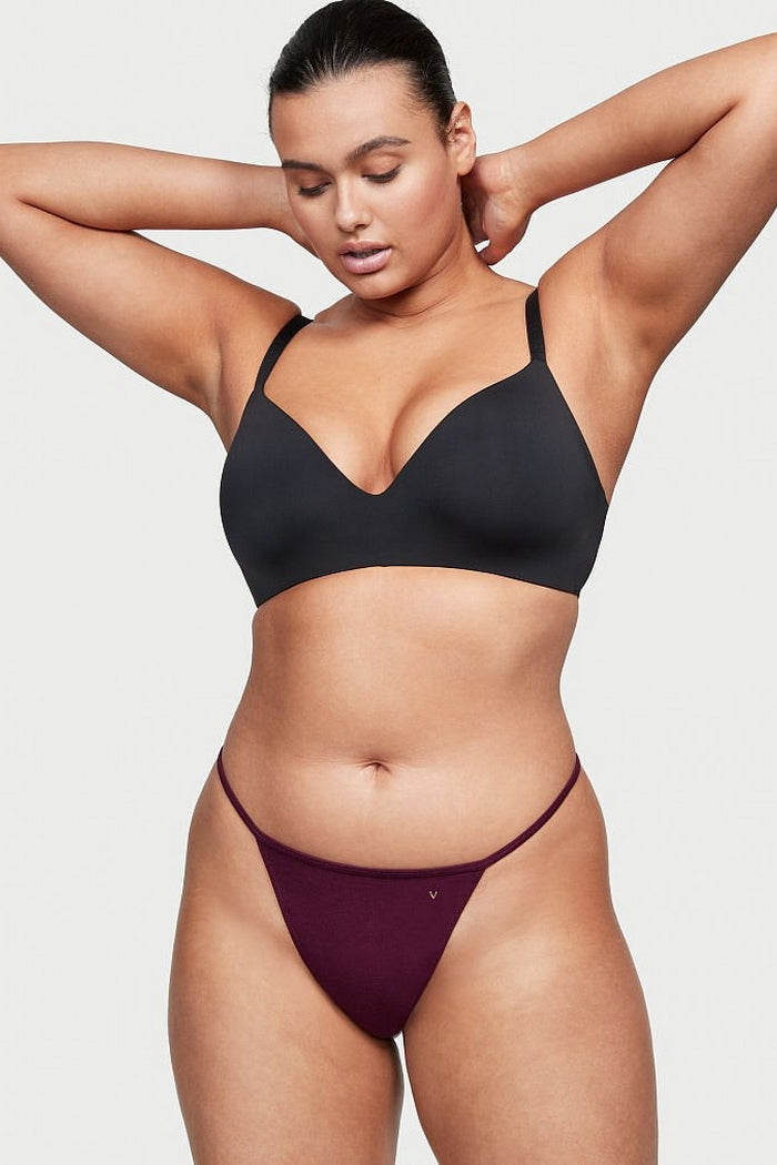 Хлопковые трусики стринг 249981469