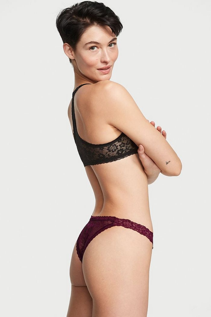 Кружевные трусики танга 787138581