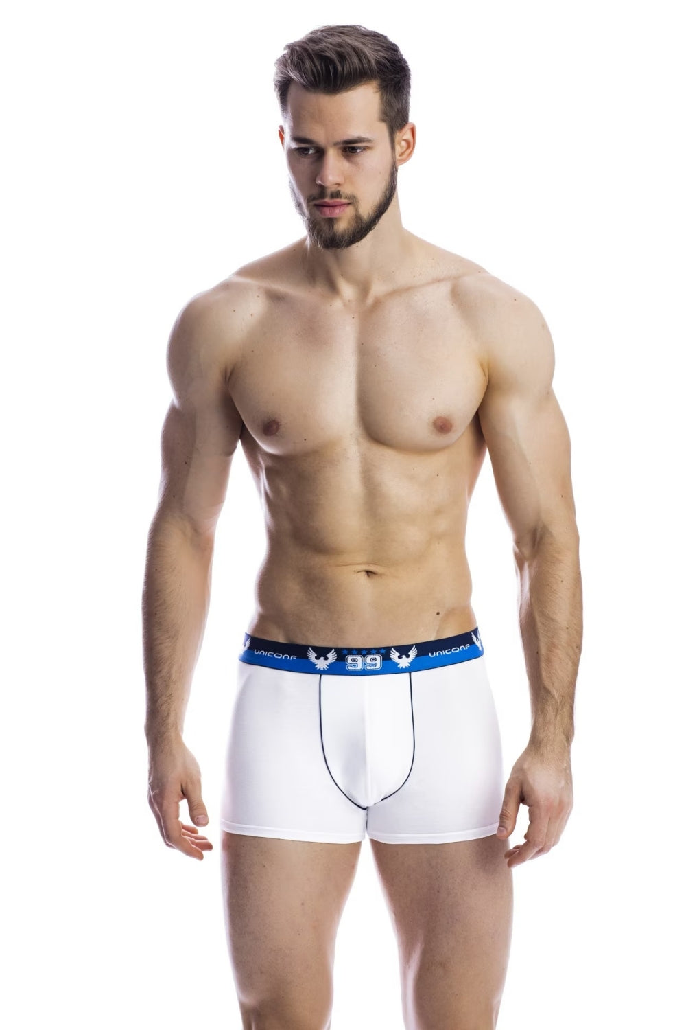 Мужские трусы шорты с логотипом BB12R white