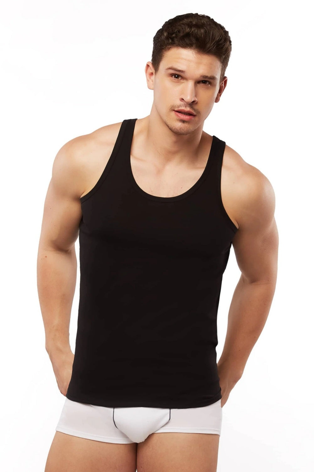 Хлопковая мужская майка MB001 mix (3 шт.)