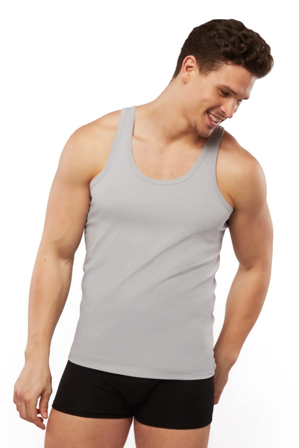 Хлопковая мужская майка MB001 mix (3 шт.)