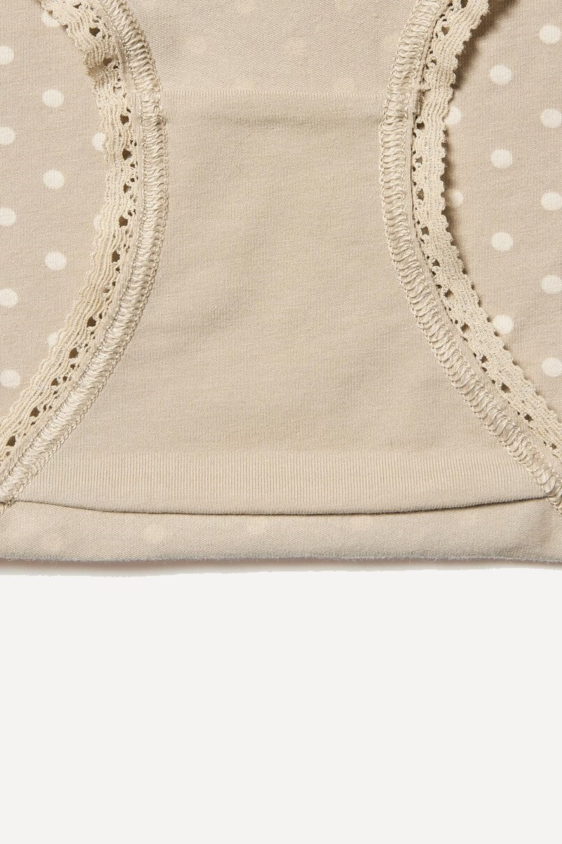 Хлопковые трусики слип 134283512 beige