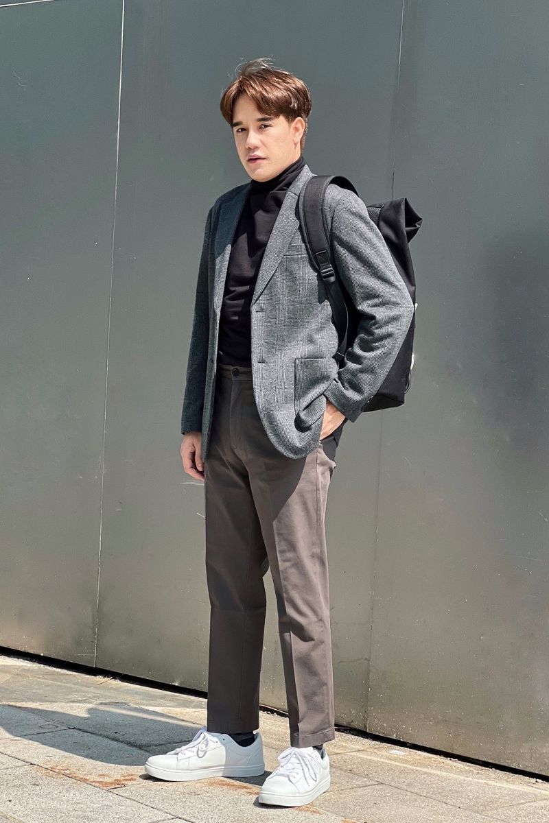 Мужской термолонгслив 913597292 black