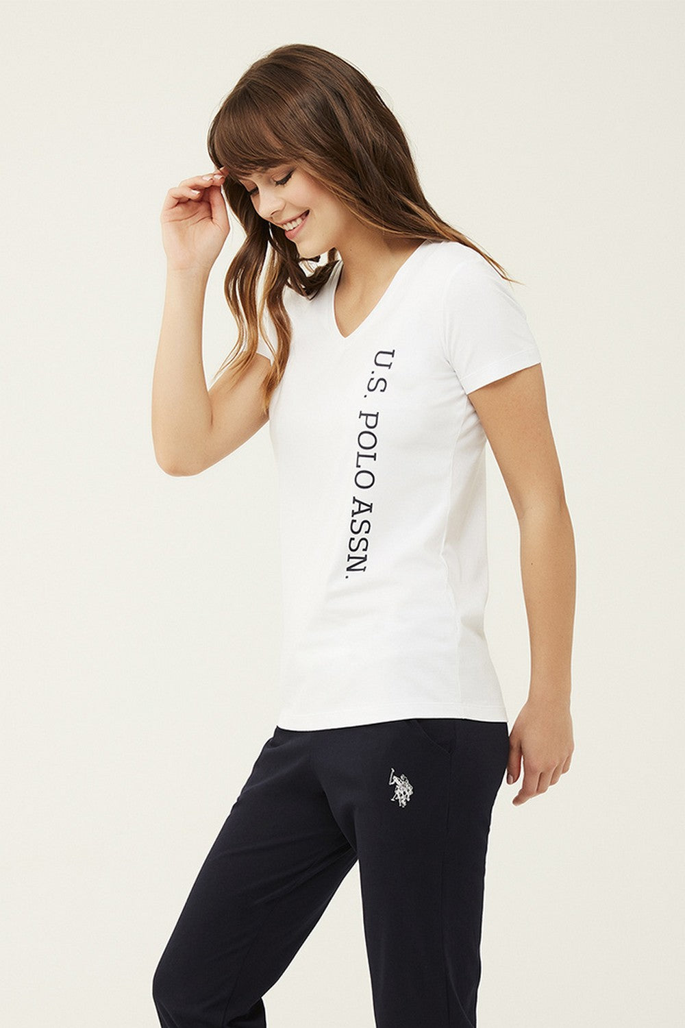 Хлопковая футболка с логотипом 16596 white