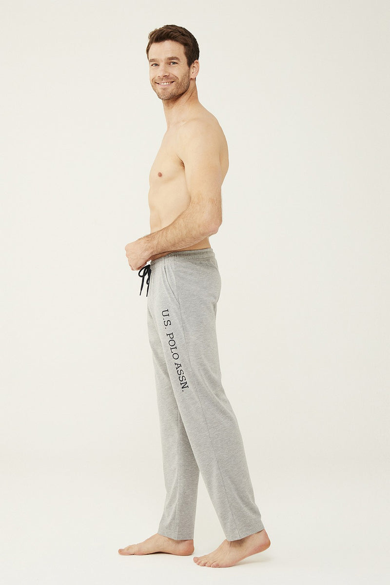 Мужские брюки с логотипом 18471 gray melange