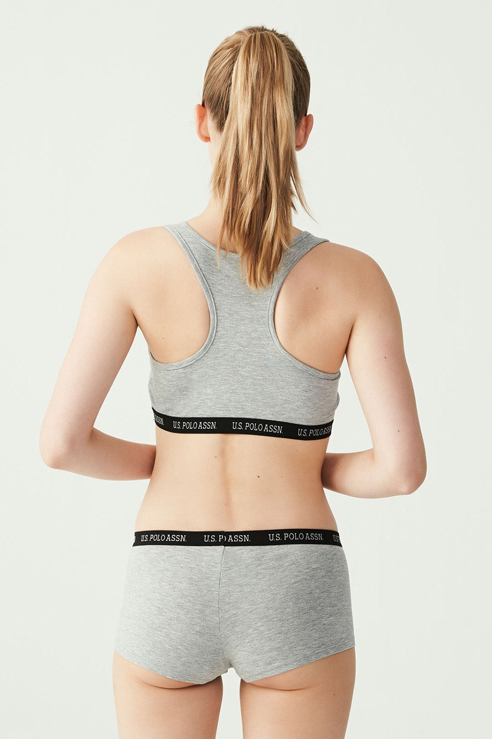 Комплект белья с топом 65003 gray