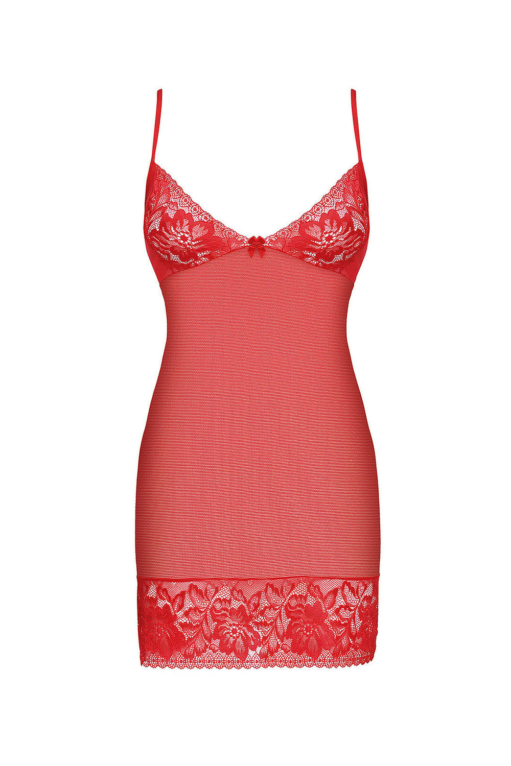 Облегающая сорочка с кружевом Vanessa