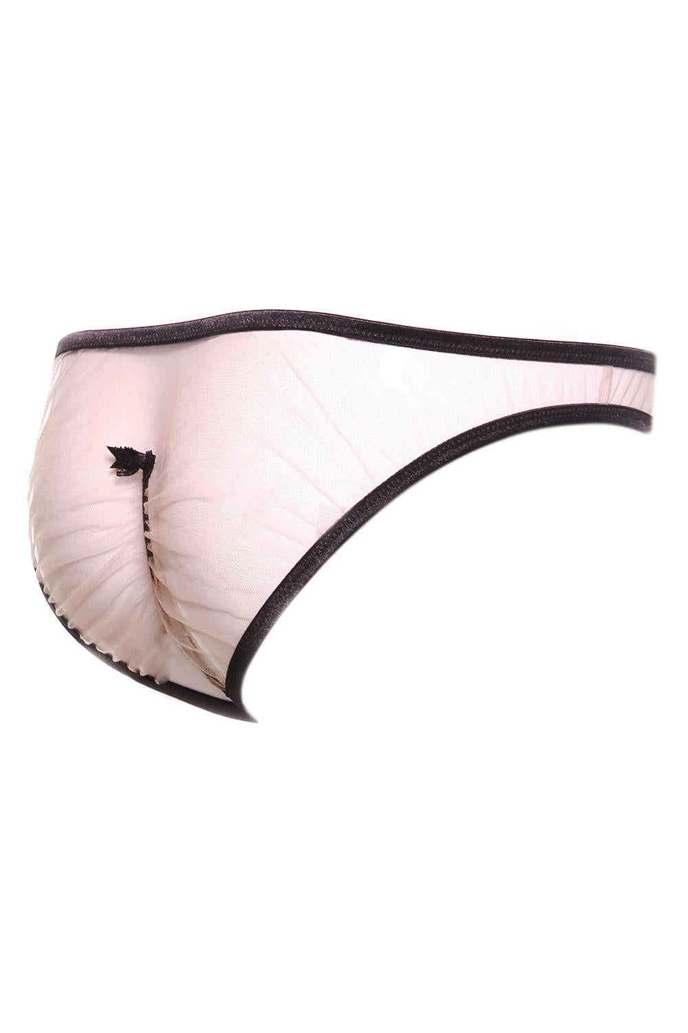 Трусики слип из микросетки 2130 Kleopatra beige/black