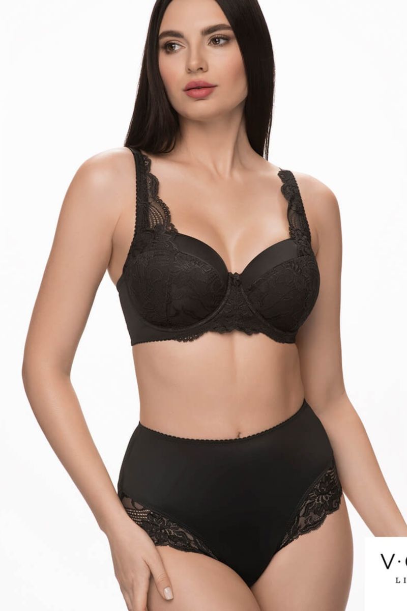 Кружевной бюстгальтер push-up Laura V32536V black