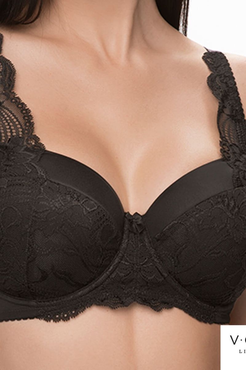 Кружевной бюстгальтер push-up Laura V32536V black