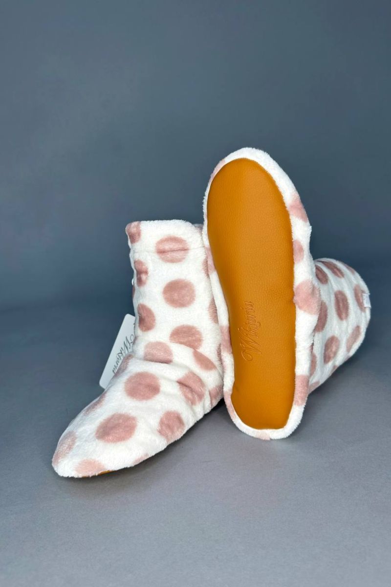 Домашние угги в горошек 014 UGG dots