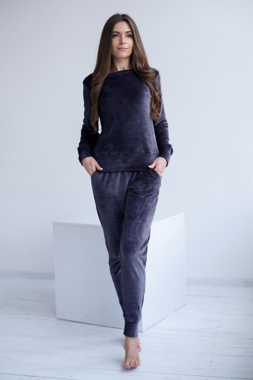 Велюровый комплект для дома 910 jeans